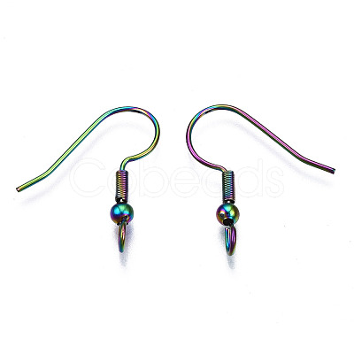 Ion Plating(IP) 304 Stainless Steel French Earring Hooks STAS-S119-021-1