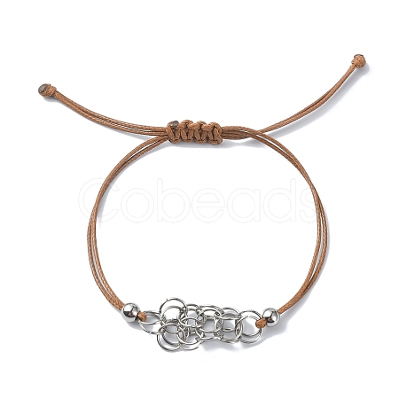 304 Stainless Steel Macrame Pouch Bracelet Making for Stone Holder AJEW-JB01193-04-1