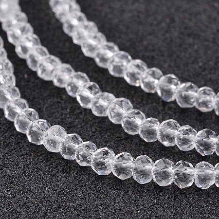 Electroplate Glass Beads Strands EGLA-P018-2mm-01-1