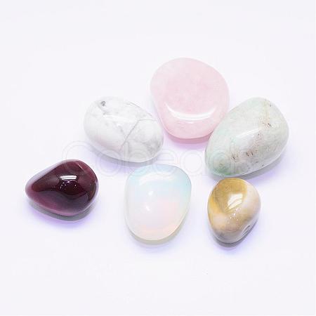 Natural & Synthetic Assorted Gemstone Beads G-K177-08-1