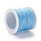 Nylon Thread, DIY Material for Jewelry Making, Light Sky Blue, 1mm, 100yards/roll