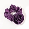 Rose Satin Elastic Hair Accessories for Girls or Women, Scrunchie/Scrunchy Hair Ties, Ponytail Holder, Purple, 120x90x30mm