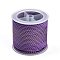 11M Polyester Braided Cord with Cotton Core, Dark Violet, 2.5mm, about 10.0465 Yards(11m)/Roll