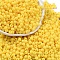 Opaque Acrylic Beads, Round, Gold, 4x3.5mm, Hole: 1.6mm, about 18000pcs/500g