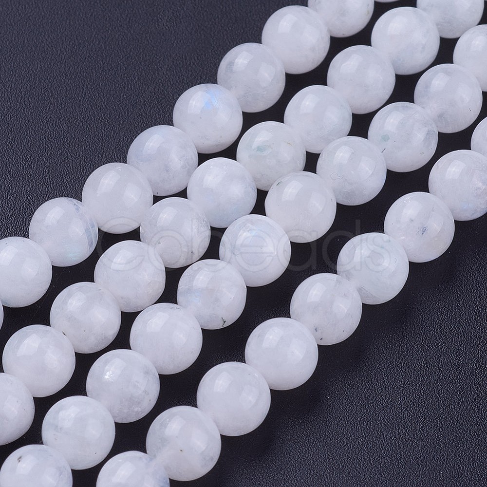 Cheap Natural Rainbow Moonstone Bead Strands Online Store - Cobeads.com