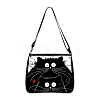 Cat Polyester Shoulder Bags PW-WG04021-06-1