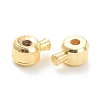 Brass Crimp Beads X-KK-F826-03G-3