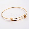 Adjustable 304 Stainless Steel Expandable Bangle Making BJEW-L523-16-2