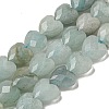 Natural Flower Amazonite Beads Strands G-P544-E13-01-1