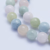 Natural Morganite Beads Strands G-L478-33-10mm-2