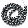 Non-Magnetic Synthetic Hematite Beads Strands X-G-Q892-8mm-3