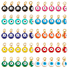 Beebeecraft 50Pcs 10 Colors Brass Enamel Charms KK-BBC0003-66-1