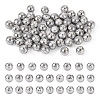 52Pcs 26 Style Electroplate Glass Alphabet Beads FIND-TA0001-99B-2