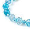 Natural Agate Beads Stretch Bracelets BJEW-JB04151-3