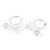 Plastic Clip-on Earring Findings X-KY-R014-01-5