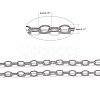 304 Stainless Steel Cable Chains CHS-K001-96-3.5mm-2