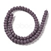 Natural Lava Rock Dyed Beads Strands G-Z036-B01-M-3