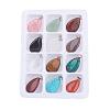 Natural & Synthetic Mixed Gemstone Pendants X-G-S045-9-B-1