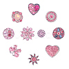 Alloy Rhinestone Snap Buttons SNAP-PH0001-06-1