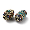 Handmade Tibetan Style Beads KK-G473-02AG-3