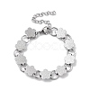 Non-Tarnish 304 Stainless Steel Link Chain Bracelets for Women BJEW-Q343-04A-P-1