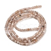 Natural Peach Moonstone Beads Strands G-B093-C01-01-4