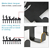 Iron Wall Mounted Hook Hangers HJEW-WH0018-013-4