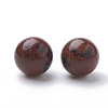Natural Mahogany Obsidian Beads G-S289-04-12mm-2