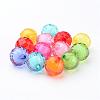 Mixed Color Chunky Bubblegum Beads X-TACR-S086-20mm-M-2