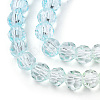Transparent Glass Beads Strands X-GLAA-E036-07X-4