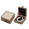 Linen Single Bracelet Gift Boxes PW-WG69404-02-1