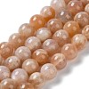 Natural Sunstone Beads Strands G-N327-01C-03-1
