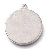 Non-Tarnish 304 Stainless Steel Pendants STAS-Z017-03P-2