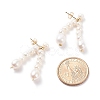 Natural Pearl Dangle Earrings EJEW-TA00057-3
