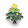 Christmas Tree Enamel Pin JEWB-G010-07P-1