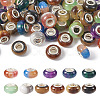 66Pcs 11 Colors Rondelle Resin European Beads RPDL-TA0001-01-2