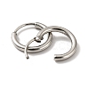 201 Stainless Steel Huggie Hoop Earrings STAS-H164-04P-2