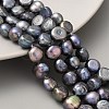 Dyed Natural Cultured Freshwater Pearl Beads Strands PEAR-A006-09E-2