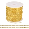 Brass Coated Iron Flat Cable Chains CH-TAC0007-01G-1