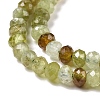 Natural Green Garnet Beads Strands G-E194-05-4