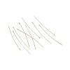 Brass Flat Head Pins KK-WH0058-03D-G02-3