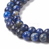 Natural Lapis Lazuli Round Beads Strands G-I181-09-4mm-3