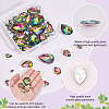 94Pcs 6 Style Glass Rhinestone Cabochons GLAA-FG0001-15-4