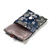 Flower Print Cloth Jewelry Storage Bags ABAG-A009-04C-3