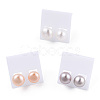 Natural Pearl Stud Earrings PEAR-N020-10A-2