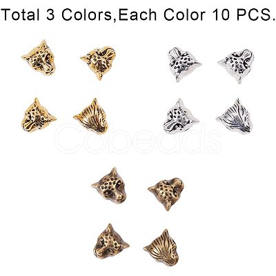 Tibetan Style Alloy Beads TIBE-PH0004-60-LF-1