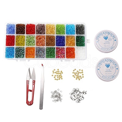 DIY Stretch Jewelry Sets Kits DIY-SZ0001-28-1