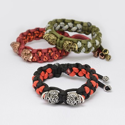 Nylon Cord Bracelets BJEW-P199-09-1