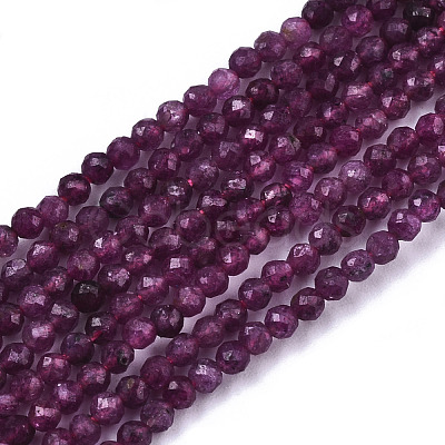 Natural Ruby Beads Strands G-N328-034-1