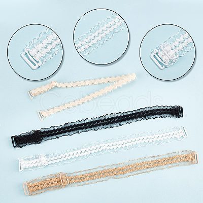 Gorgecraft 6 Pairs 6 Style Adjustable Bra Straps FIND-GF0003-55-1